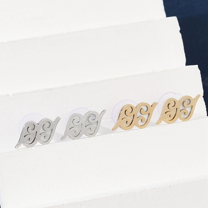 304 из нержавеющей стали серьги, ионное покрытие (ip)