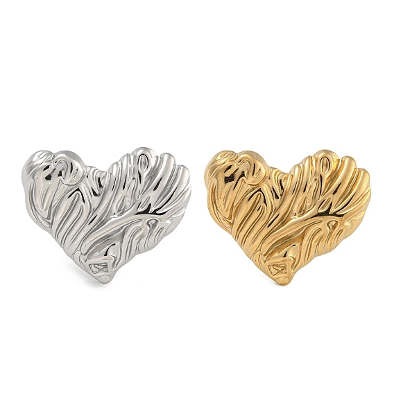 304 кольцо из нержавеющей стали для женщин, сердце