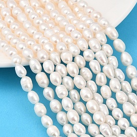 Нити из натурального культивированного пресноводного жемчуга, рис, класс 3