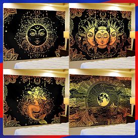 Ethnic style hanging cloth sun god style room wall decoration background cloth customizable printed tapestry
