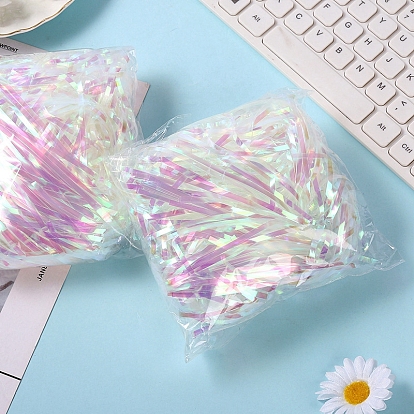 Colorful Raffia Crinkle Cut Paper Shred Filler, for Gift Wrapping & Easter Basket Filling