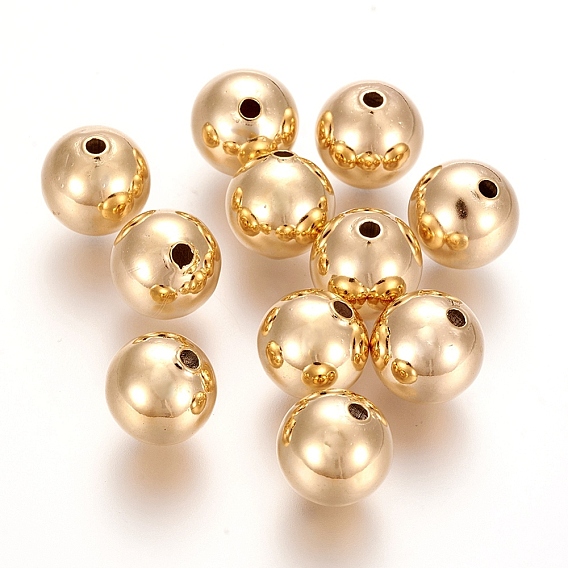 Латунные бусины, круглые, без никеля 