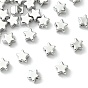 SHEGRACE Brass Star Beads, Cadmium Free & Nickel Free & Lead Free
