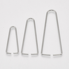 304 Stainless Steel Triangle Rings, Buckle Clasps, For Webbing, Strapping Bags, Garment Accessories Findings, Triangle Clasps
