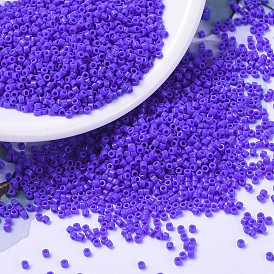 Бусины miyuki delica, цилиндр, японский бисер, 11/0, непрозрачных цветов