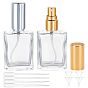 Refillable Glass Spray Bottles, with Fine Mist Sprayer & Dust Cap and Plastic Dropper & Funnel Hopper