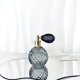 Круглые стеклянные флаконы для распыления духов с воздушными мешками, дорожный распылитель тонкого тумана, многоразовая бутылка