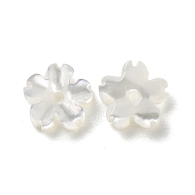 Natural White Shell Beads, Flower