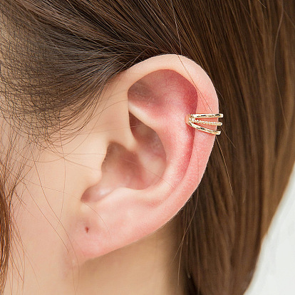Minimalist Geometric Ear Cuff Clip for Non-Pierced Ears, Retro Cool Style Jewelry