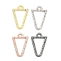Латунные подвески, треугольник прелести, стойки покрытие, долговечный, без свинца и без кадмия