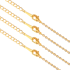 Brass Cable Chain Necklaces Making