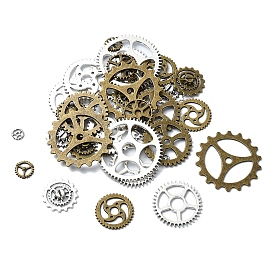 36 шт. 12 стили тибетского стиля подвески из сплава в стиле стимпанк, передача, без кадмия и без свинца, передача