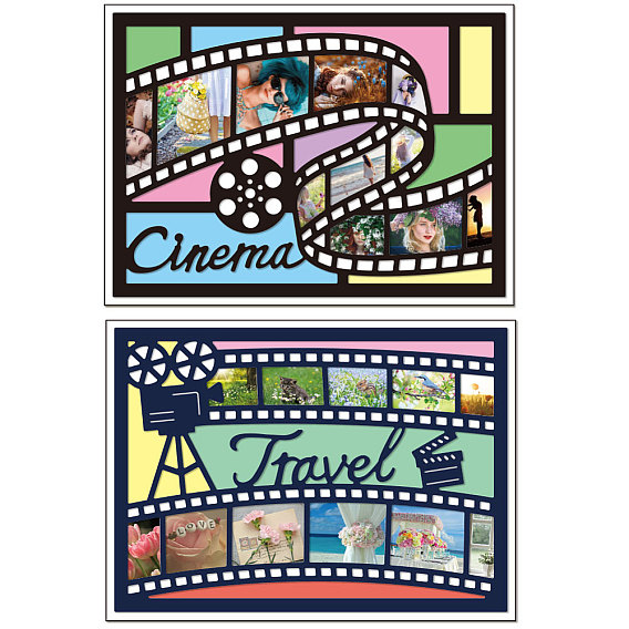 Трафареты для резки углеродистой стали на тему фильма, для diy scrapbooking, Фотоальбом, декоративная бумага для тиснения