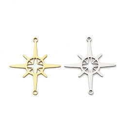 201 подвески из нержавеющей стали, звезда очарование, лазерная резка