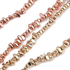 Гальванические нити из синтетических немагнитных гематитовых бусин, самородки