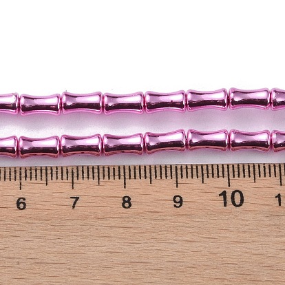 Electroplate Glass Beads Strands, Bamboo