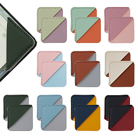 20 шт. 10 цвета протекторы для углов из искусственной кожи в форме ромба, для любителей книг, писателей, читателей