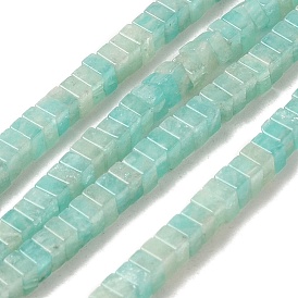 Natural Amazonite Beads Strands, Square