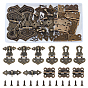 Iron Lock Catch Clasps, Jewelry Box Latch Hasp Lock Clasps, with Wooden Box Accessories Iron Hinge