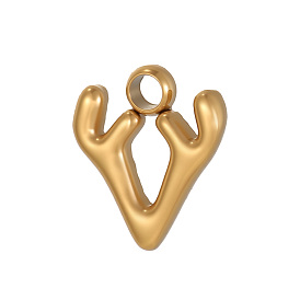 304 прелести нержавеющей стали, форма рога оленя, ионное покрытие (ip)