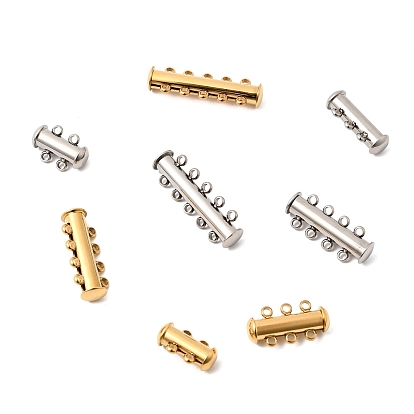 304 из нержавеющей стали замок застежки слайд, трубка, ионное покрытие (ip)