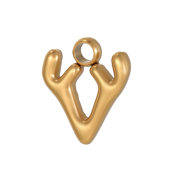 304 прелести нержавеющей стали, форма рога оленя, ионное покрытие (ip)