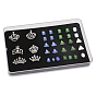 Rectangle Transparent Plastic Jewelry Trays, with Sponge, for Earrings, Rings, Bracelets Storage