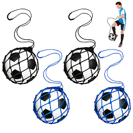 4шт. 2 цвета нейлоновая сетчатая сумка для мячей