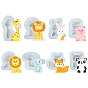 8Pcs 8 Styles Animal Theme Silicone Molds
