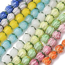 Handmade Lampwork Beads, Tulip