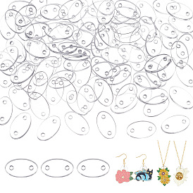 Подвески из акрилового соединителя, прозрачные