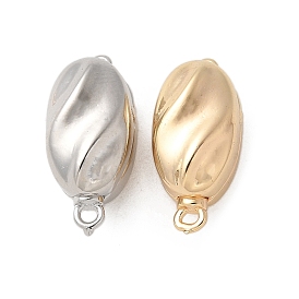 Застежки латунные коробки, без кадмия, без никеля и без свинца, овальные