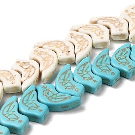 Synthetic Turquoise Beads Strands, Bird