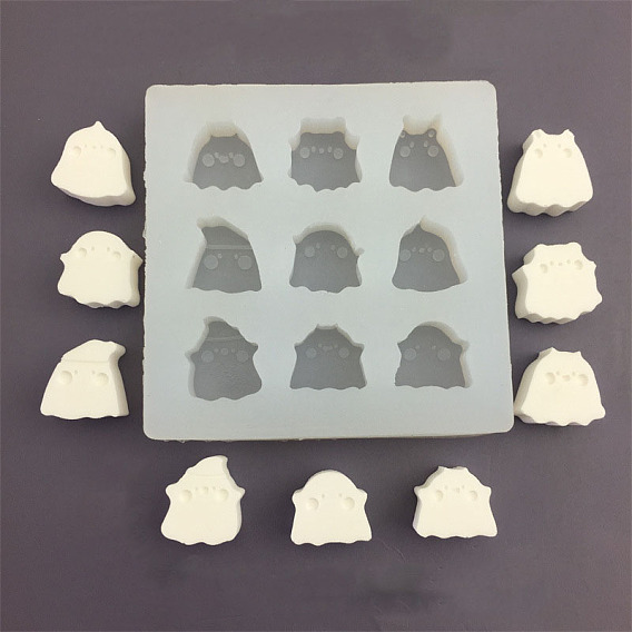 Хэллоуин призрак силиконовые формы для расплавления воска, для изготовления поделок из сургучной печати своими руками