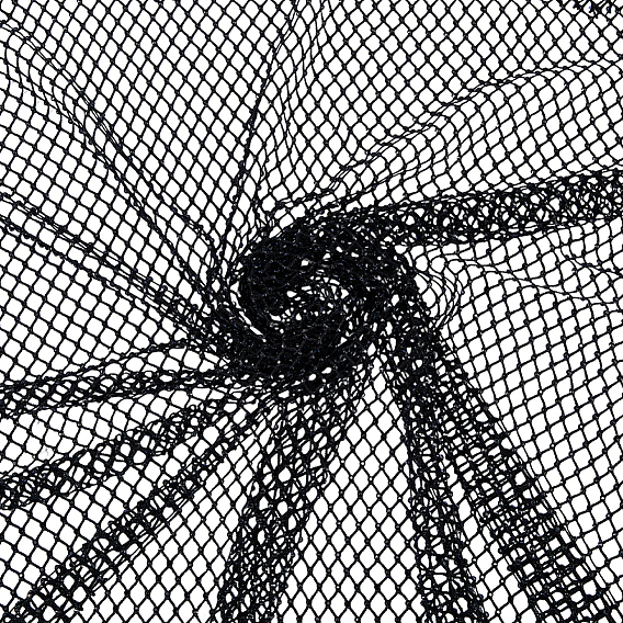 1 Tissu en maille de polyester avec strass en résine, au mètre de côté