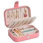 PU Leather Jewerly Storage Boxes, with Magnetic Clasp, Rectangle