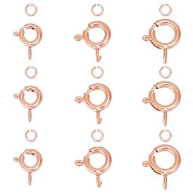 925 застежки-кольца из стерлингового серебра с открытыми соединительными кольцами