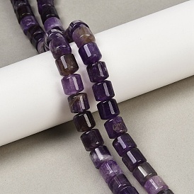 Природный аметист нитей бисера, колонка