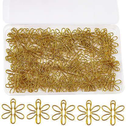 100шт. железные скрепки, цветок