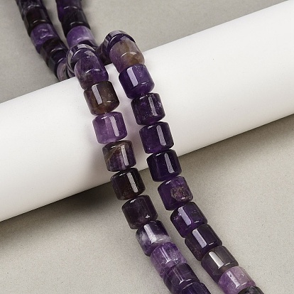 Природный аметист нитей бисера, колонка