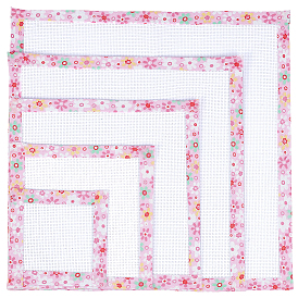 Tissu en coton au point de croix, toile aïda, carrée