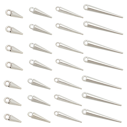 120 шт 4 стиль подвески из сплава, конус очарование