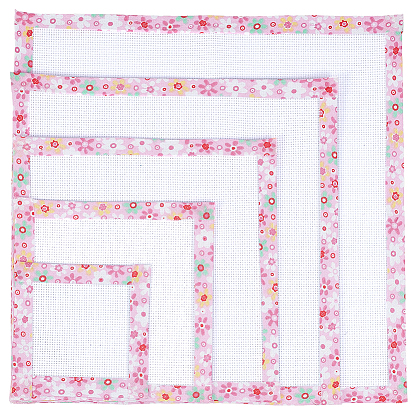Tissu en coton au point de croix, toile aïda, carrée