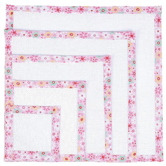 Tissu en coton au point de croix, toile aïda, carrée