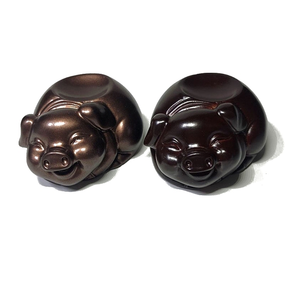 Украшения для демонстрации свиней из смолы, подарок по фен-шуй для украшения рабочего стола в домашнем офисе