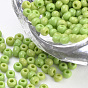 Opaque Seed Beads Cords, Round