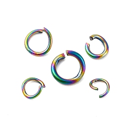 Ионное покрытие (ip) 304 открытые соединительные кольца из нержавеющей стали, кольцо