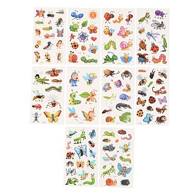 Cartoon Body Art Tattoos, Temporary Tattoos Paper Stickers, Insect