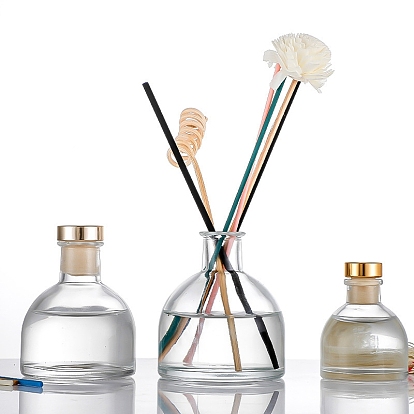 Стеклянный флакон для духов миниатюрные украшения, с крышкой, аксессуары для домашнего кукольного домика с микро-ландшафтом, притворяясь опорными украшениями