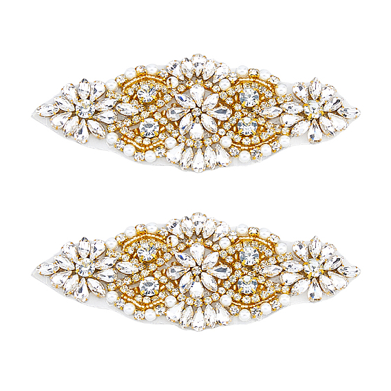 2шт. сплав со стразами, шитье, украшение, тема свадьбы, платье обувь украшения одежды